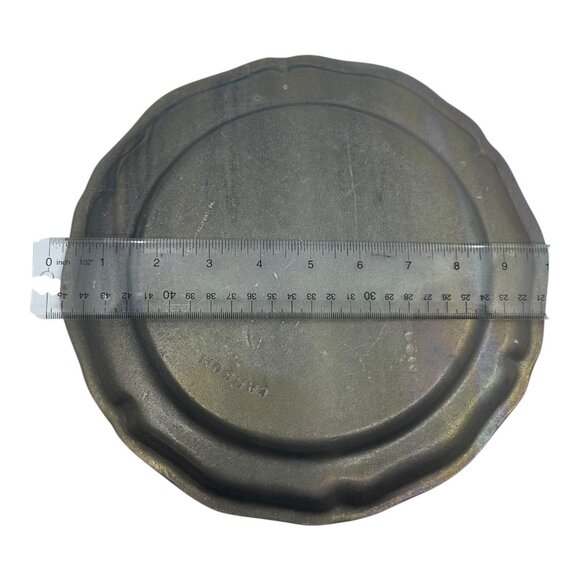 Vintage Cracker Barrel Golf Outing Carson Pewter Plate Home Decoration 10" USA - Picture 7 of 9